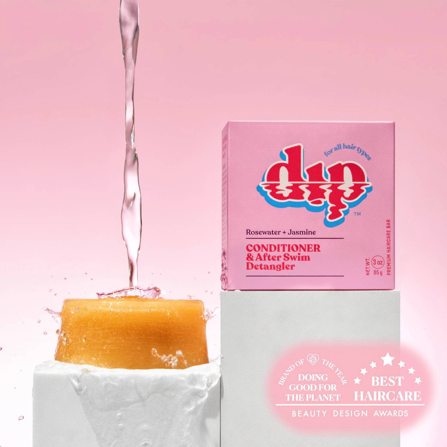 Dip Conditioner Bar & After Swim Detangler - Rosewater & Jasmine