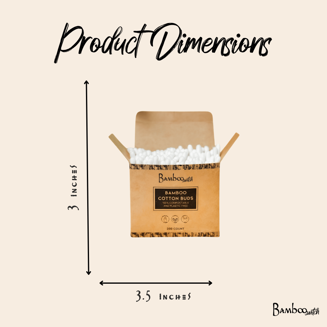 Bamboo Cotton Ear Buds 200ct