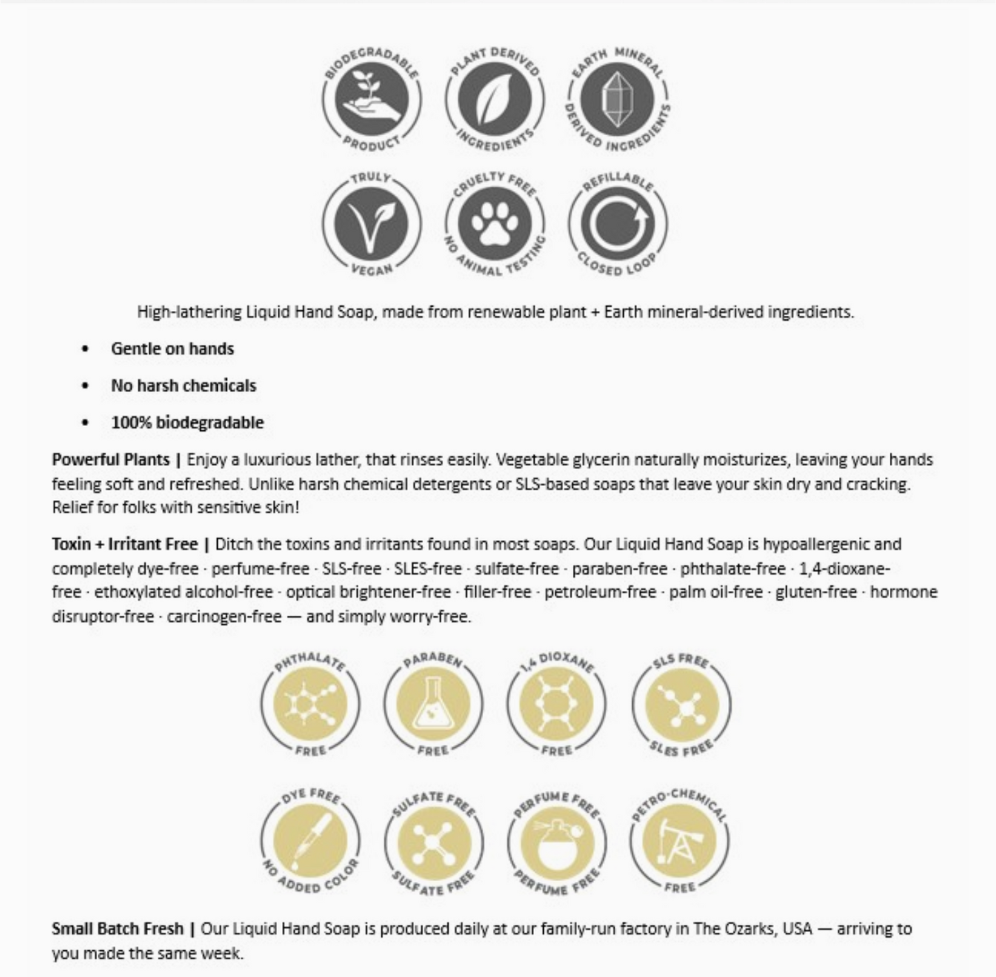 Hand Soap Soothing Herbs