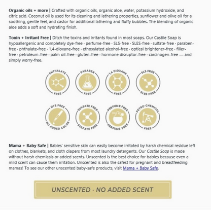 Castile Soap Unscented