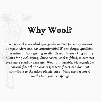 Rustic Strength Wool Scrub