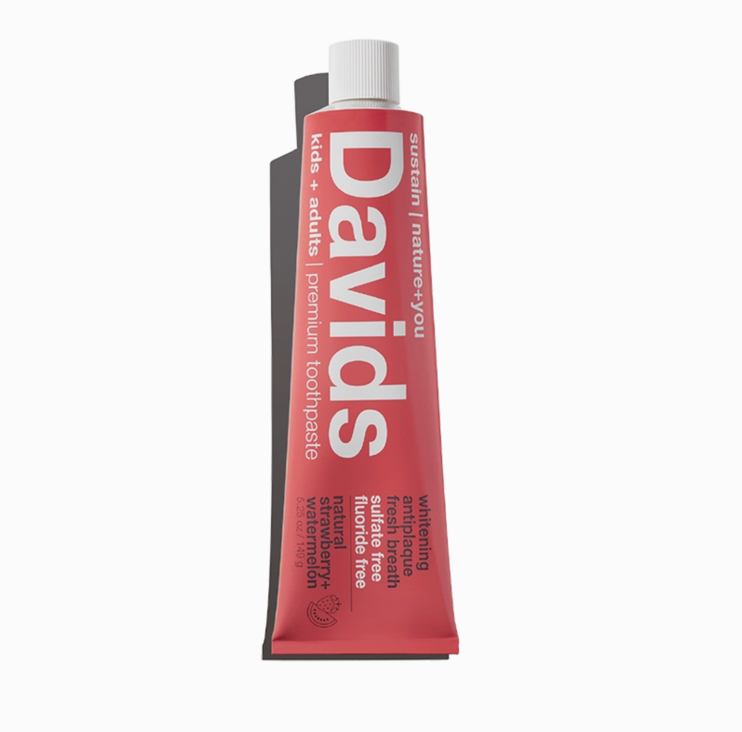 Davids Premium Toothpaste Kids + Adults Strawberry Watermelon