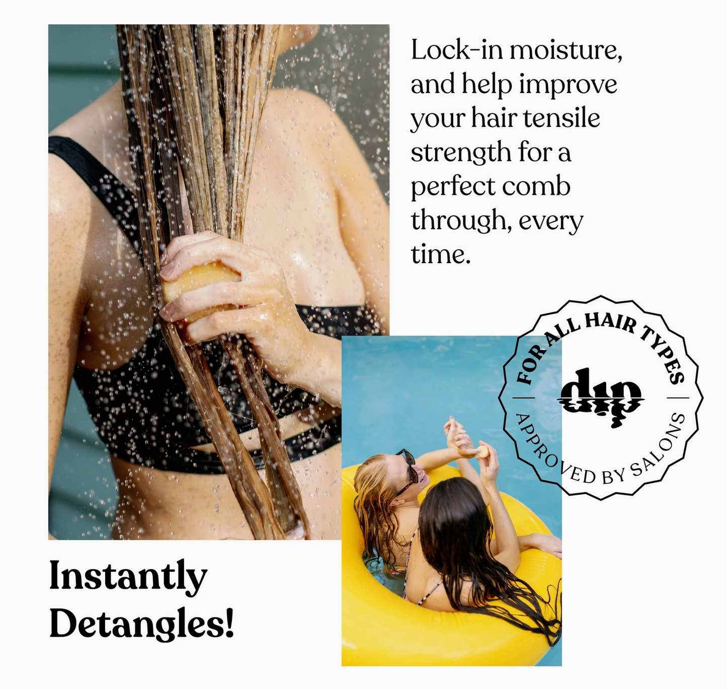 Mini Dip Conditioner Bar & After Swim Detangler