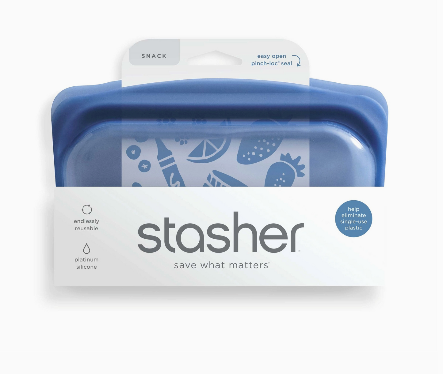 Stasher - Reusable SNACK Pack