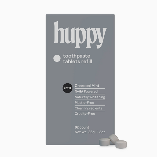 Fluoride-Free Toothpaste Tablets | Refill | Charcoal Mint