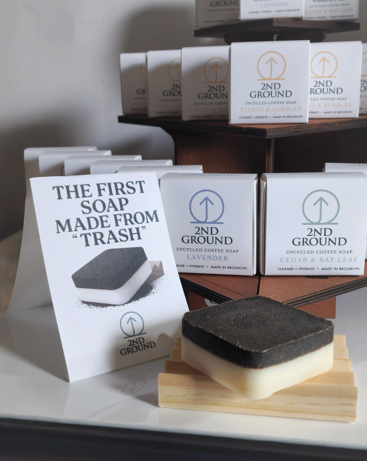 Cedarwood & Bay Leaf – Exfoliating + Moisturizing Bar Soap