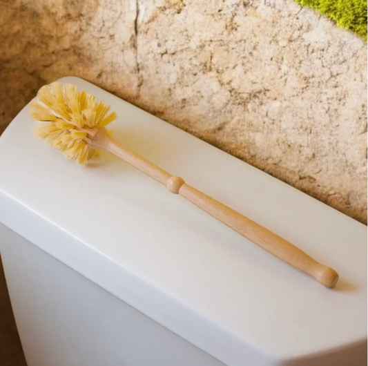 Bamboo Toilet Brush | Plant Based Sisal Bristle