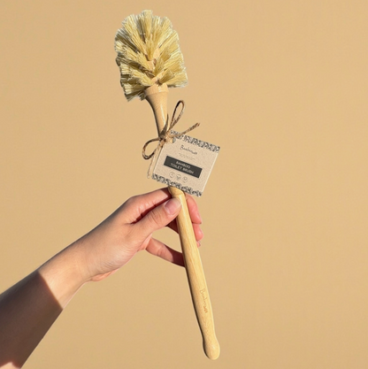 Bamboo Toilet Brush | Plant Based Sisal Bristle