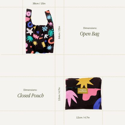 Palma Print Eco-Friendly Reusable Tote Bag