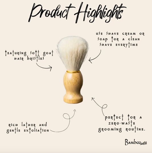Natural Bristle Shave Brush