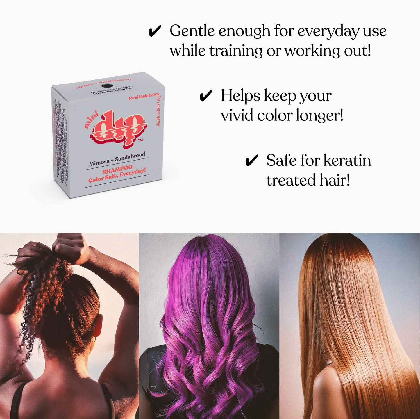 Mini Dip Color Safe Shampoo Bar