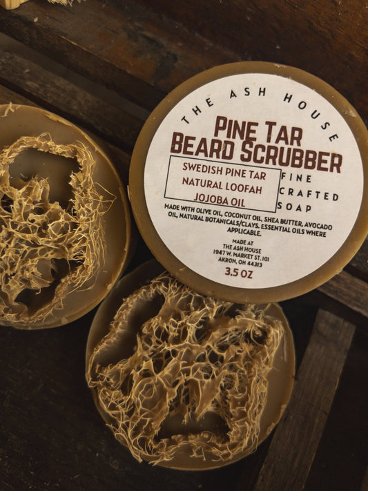 Pine Tar Beard Scrubber Palm-Free Soap