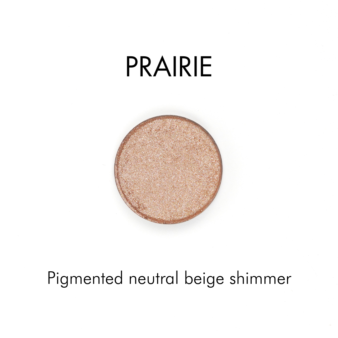 Pressed Mineral Eyeshadow | Refillable Zero Waste Makeup: Prairie