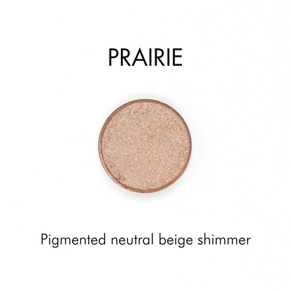 Pressed Mineral Eyeshadow | Refillable Zero Waste Makeup: Prairie