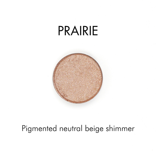 Pressed Mineral Eyeshadow | Refillable Zero Waste Makeup: Prairie