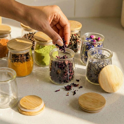 Oui Yogurt Jar Bamboo Lid | Earth Day Bestseller