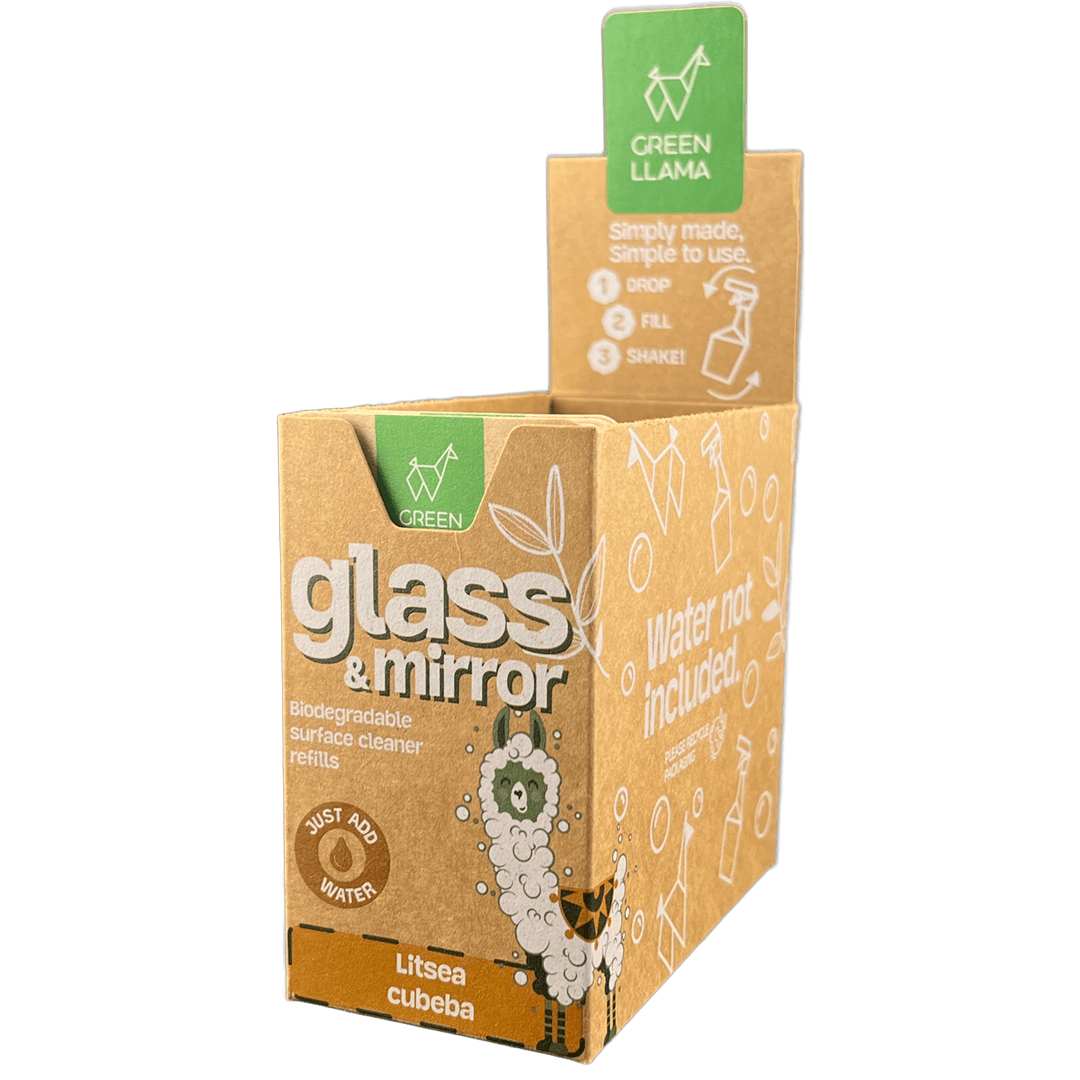 Green Llama Glass & Mirror Cleaner Refill Tablets