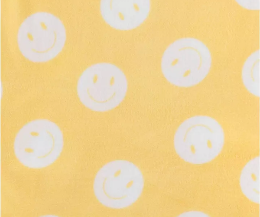 Reusable Duster Cover : Yellow Smiley Faces