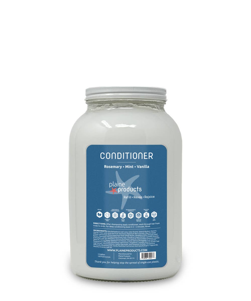 Conditioner One Gal Bulk  (pump not included) Reusable : Rosemary Mint Vanilla