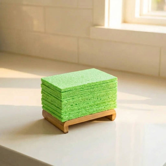 Compostable Cellulose Kitchen Sponge | Earth Day Bestseller: Green