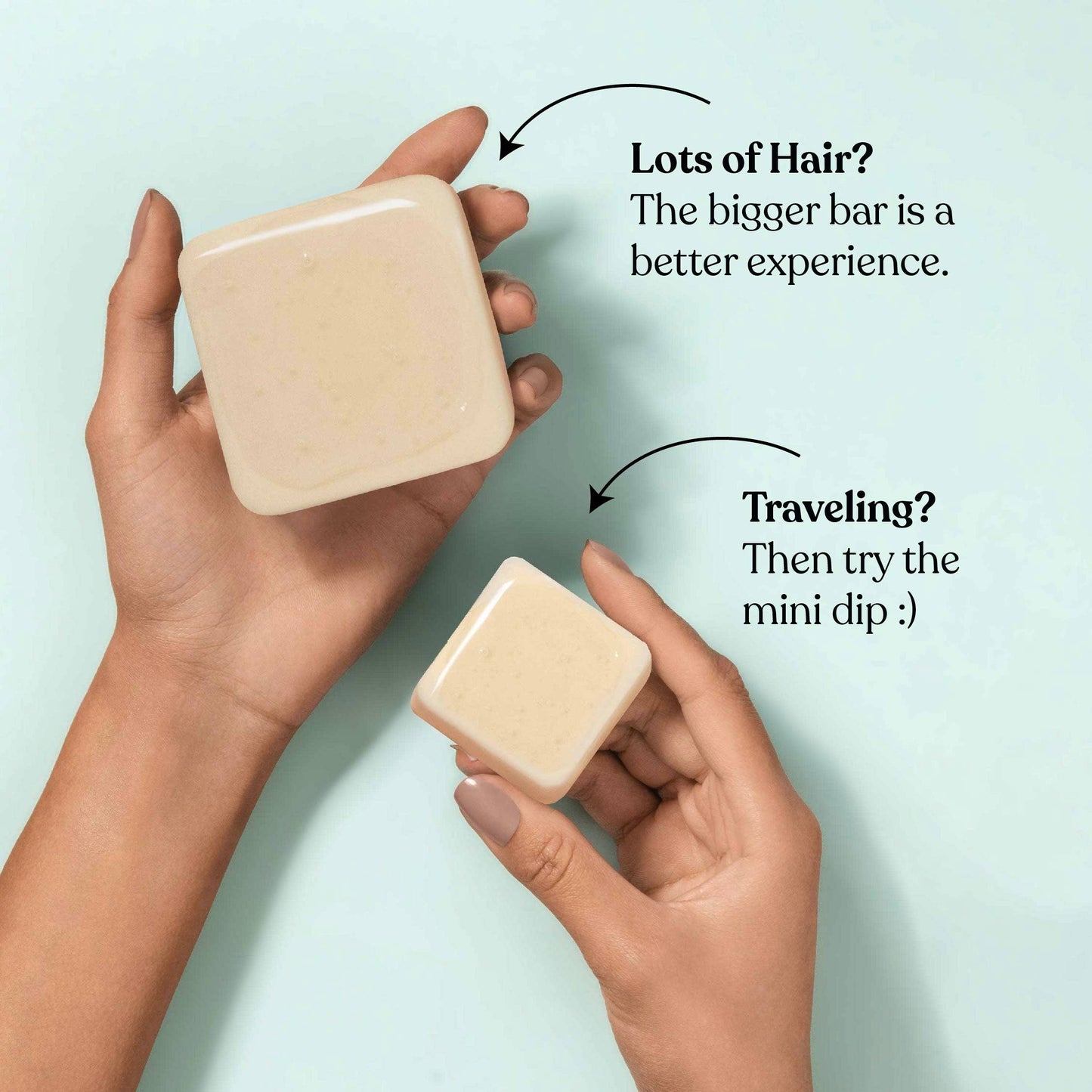 Mini Dip Shampoo Bar: Color Safe, Everyday - Tobacco & Driftwood