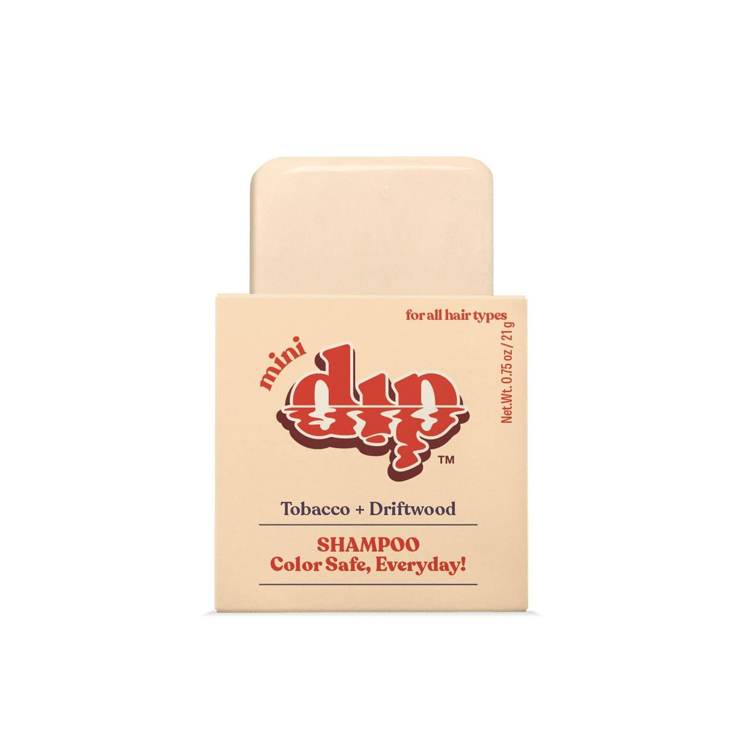 Mini Dip Shampoo Bar: Color Safe, Everyday - Tobacco & Driftwood