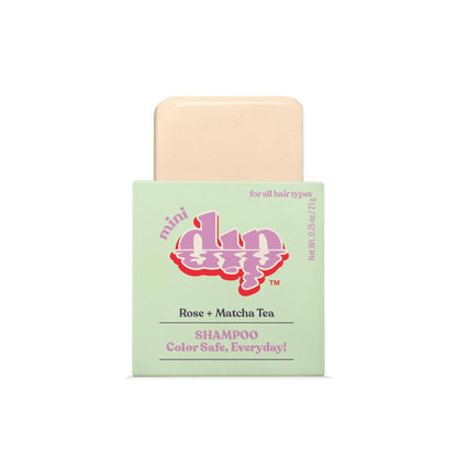 Mini Dip Shampoo Bar: Color Safe, Everyday - Rose & Matcha Tea
