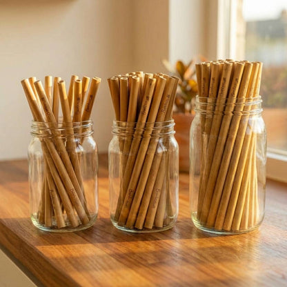 Individual Bamboo Straws