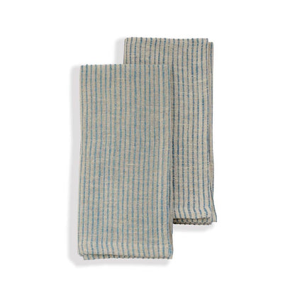 Organic Cotton Napkins | Handwoven Set of 2 | On Track Green