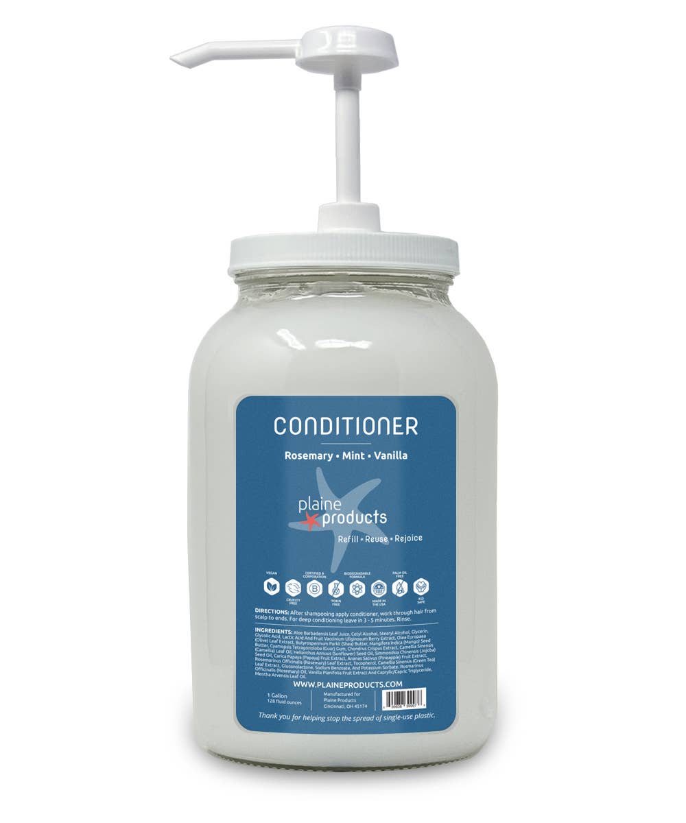 Conditioner One Gal Bulk  (pump not included) Reusable : Rosemary Mint Vanilla