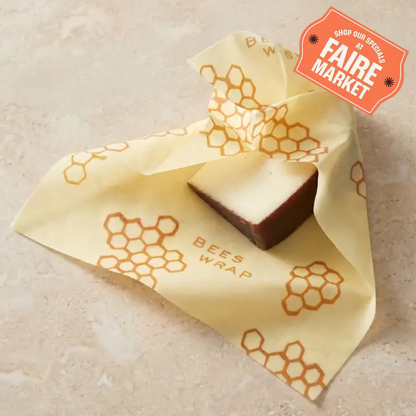 Bees Wrap Medium Reusable Beeswax Wrap - Honeycomb Print