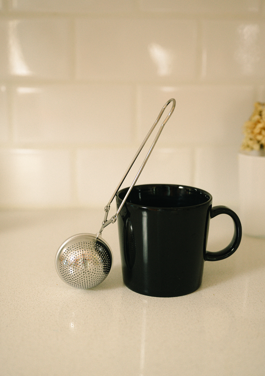 Stainless Steel Tea Strainer | Faire Market Bestseller: Silver
