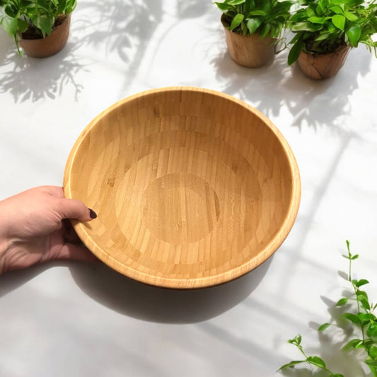 Bamboo Serving Bowl | Large | Faire Market Bestseller