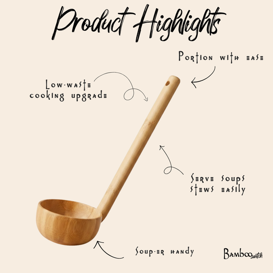Bamboo Soup Ladle | Earth Day Bestseller