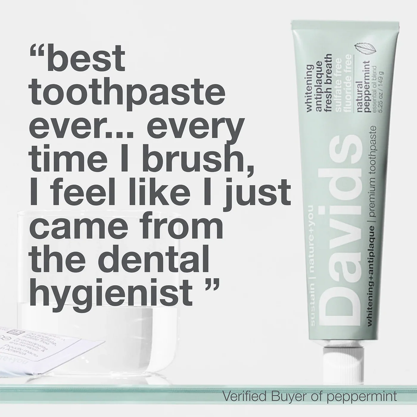 Davids Premium Toothpaste Sensitive + Whitening