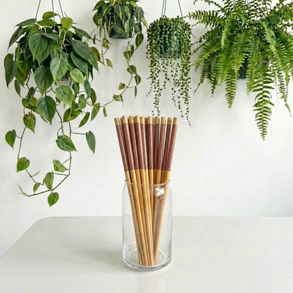 Bamboo Chopsticks - Set of 2 | Earth Day Bestseller: White