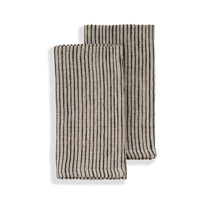 Organic Cotton Napkins | Handwoven Set of 2 | On Track Green