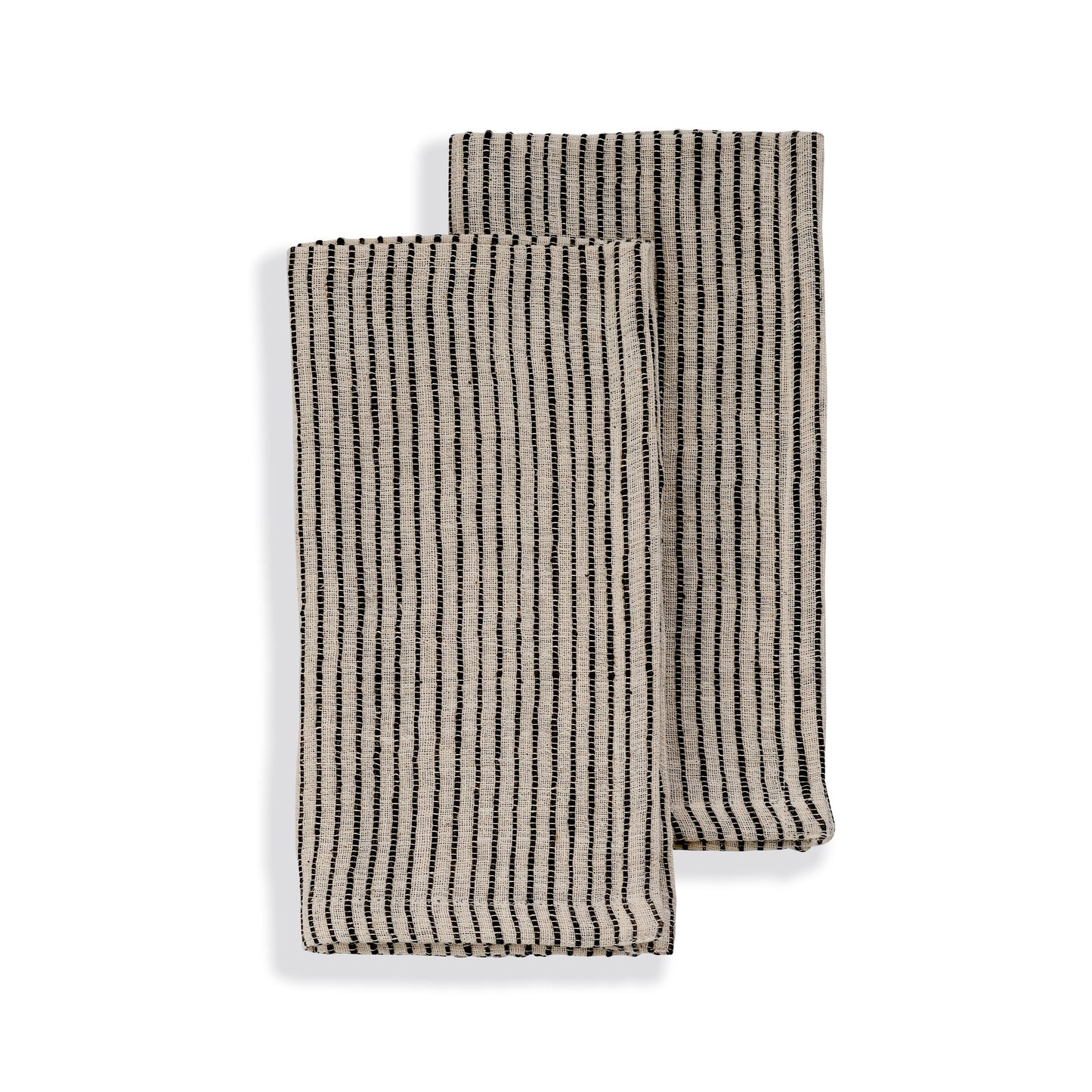 Organic Cotton Napkins | Handwoven Set of 2 | On Track Green