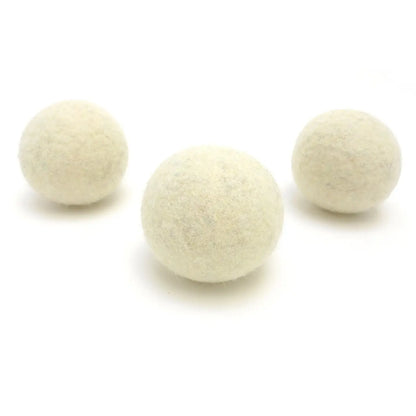 Cream Wool Dryer Balls