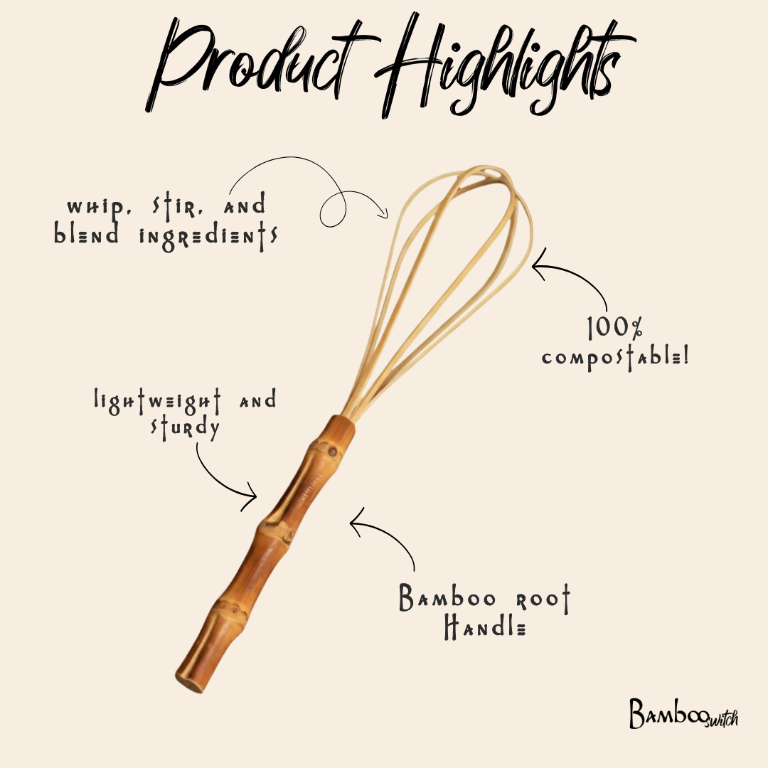 Bamboo Kitchen Whisk