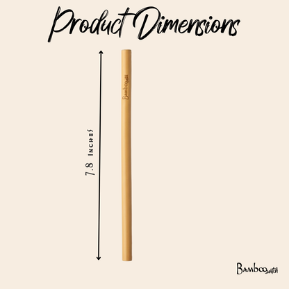 Individual Bamboo Straws